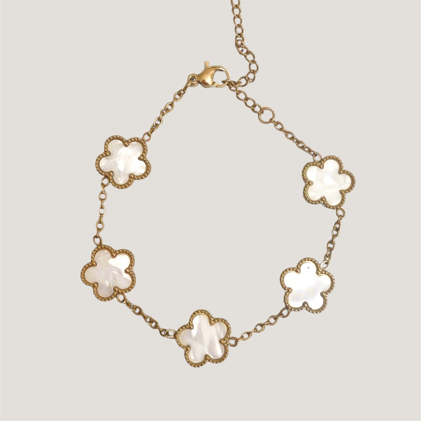 White flower bracelet