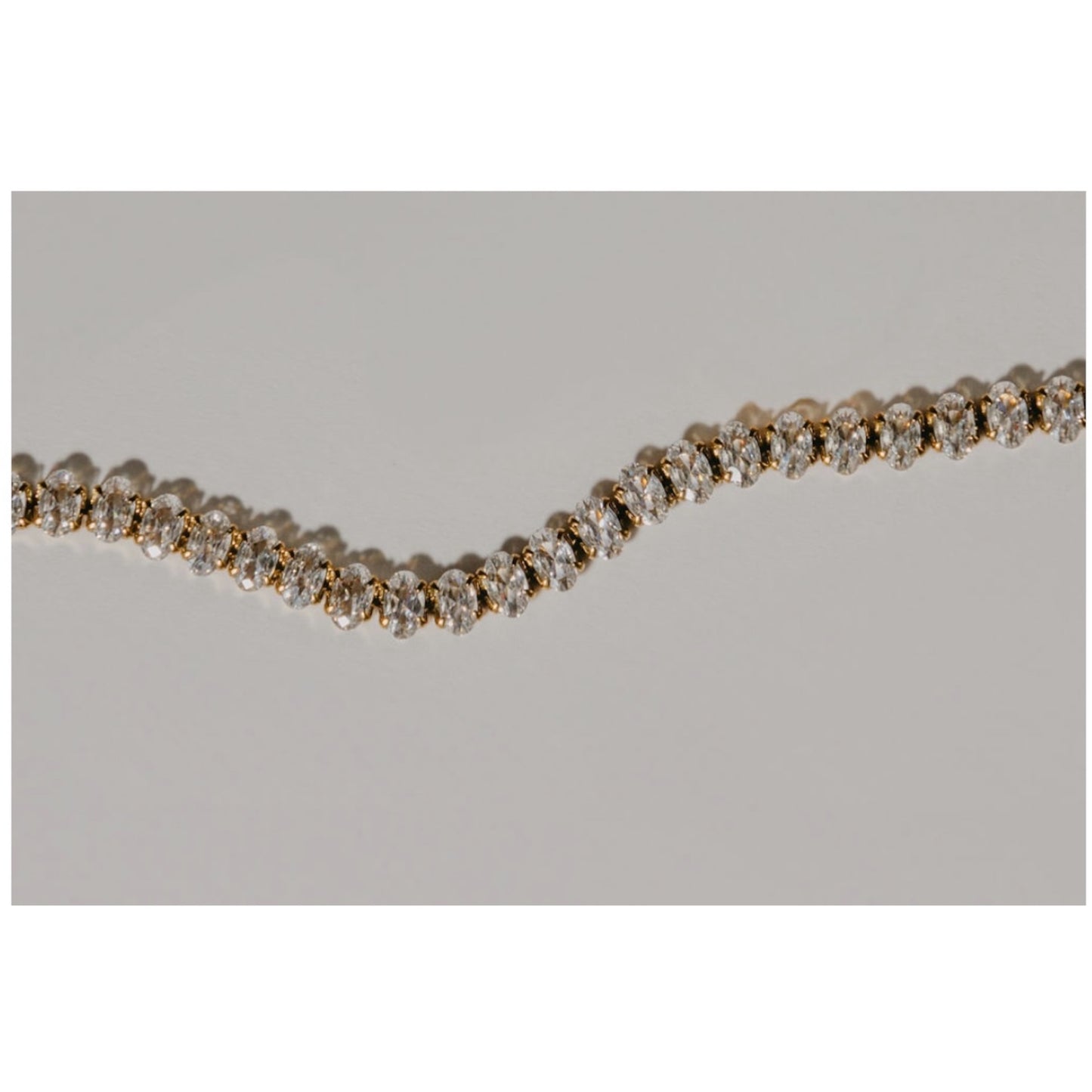 Aurora line tennis bracelet