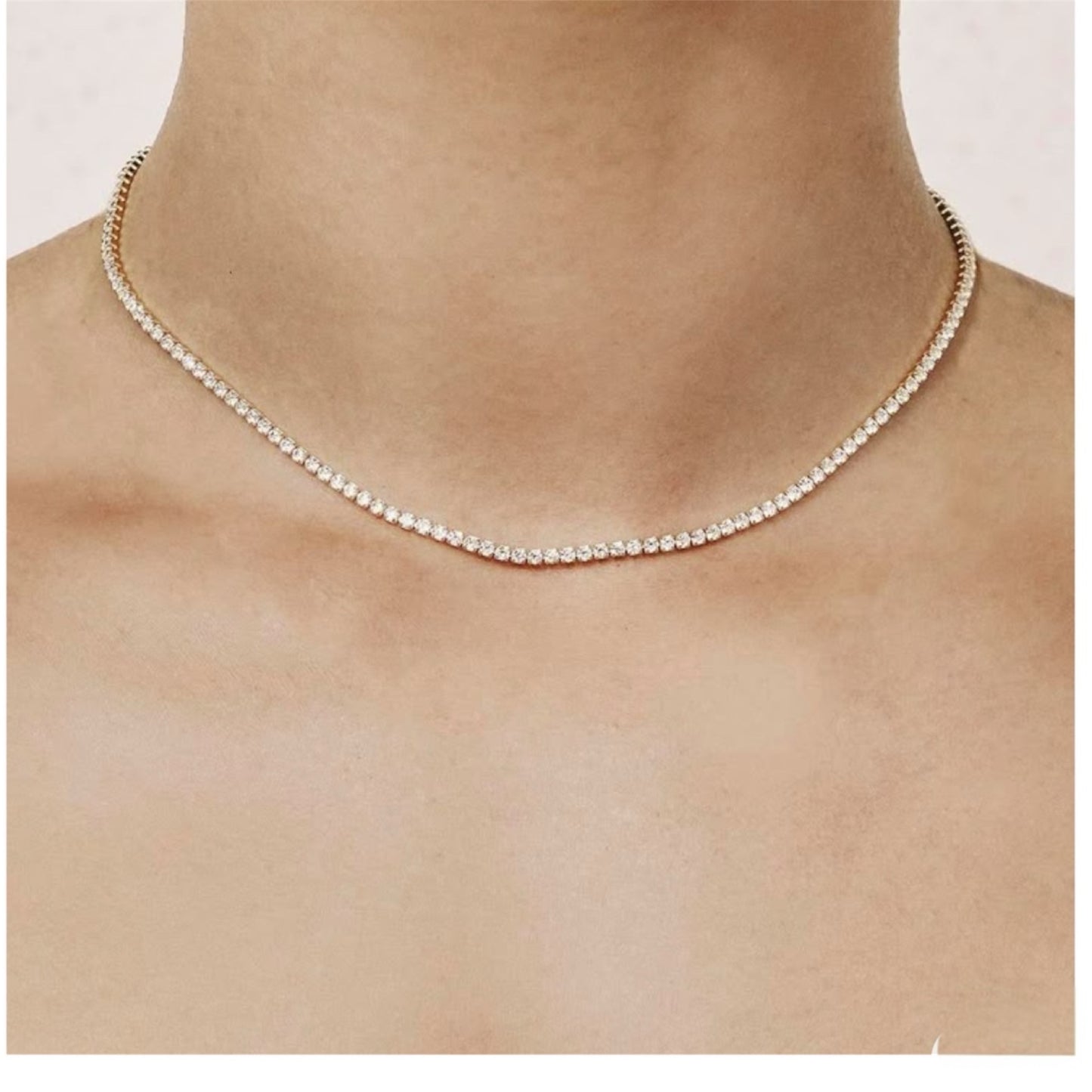 Tennis necklace