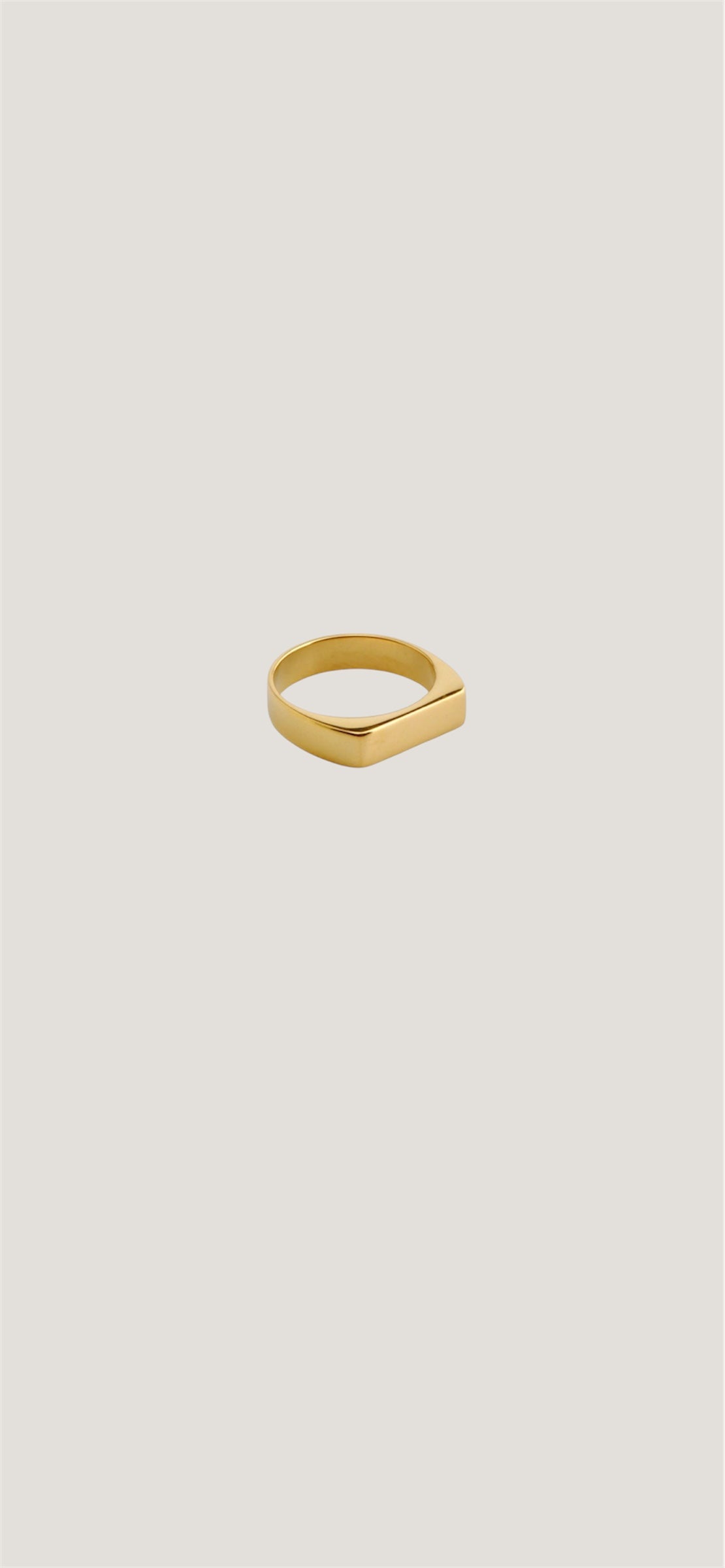 Cuff signet ring