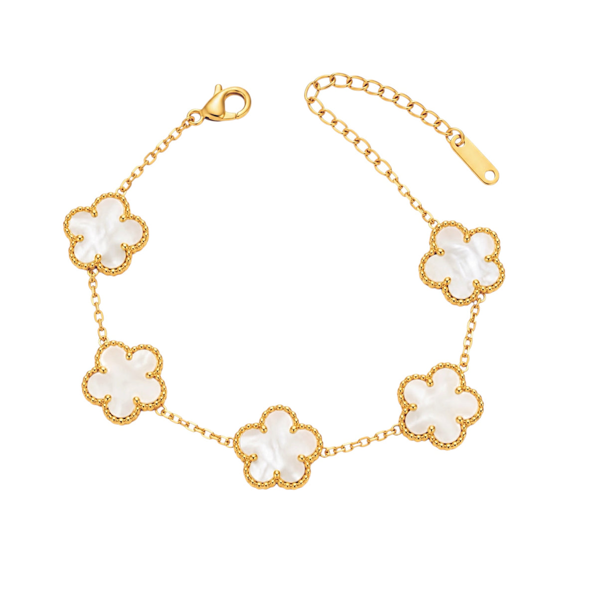 White flower bracelet