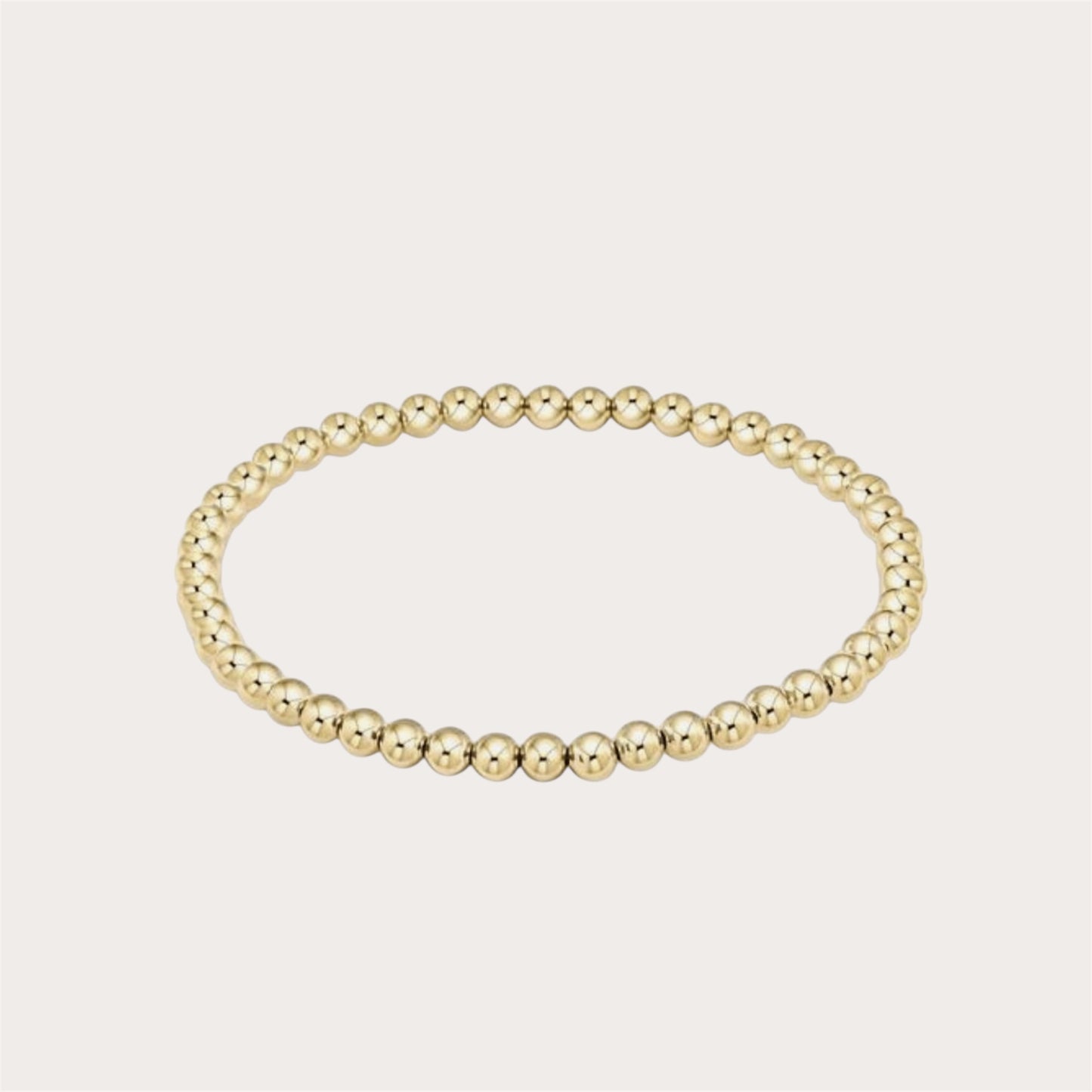 Gold beaded bracelet