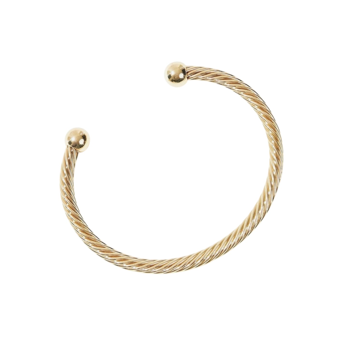 Twist cuff bangle