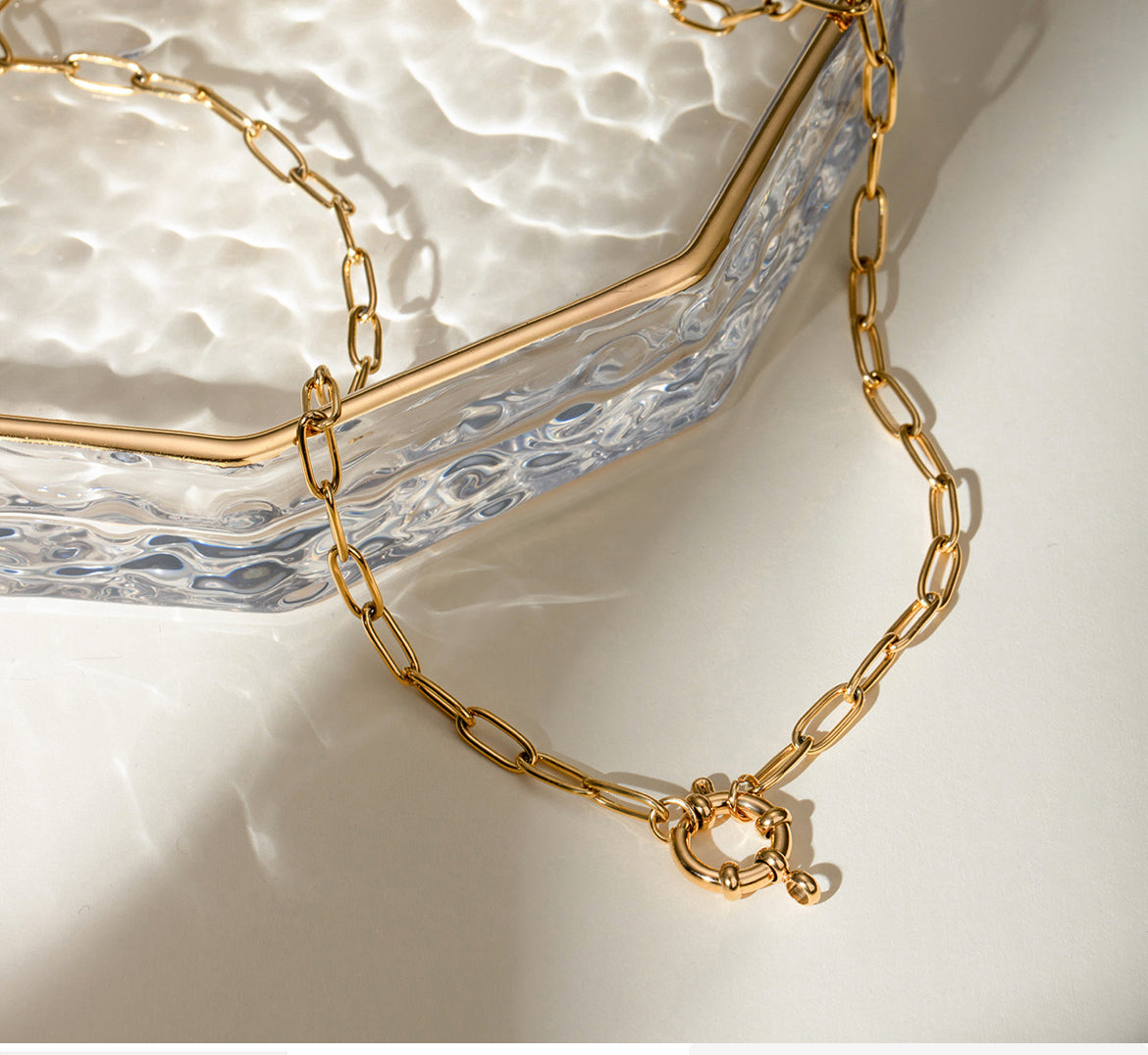 Fob link necklace