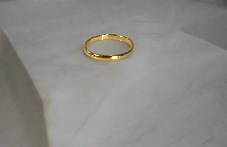 Glossy stacking ring