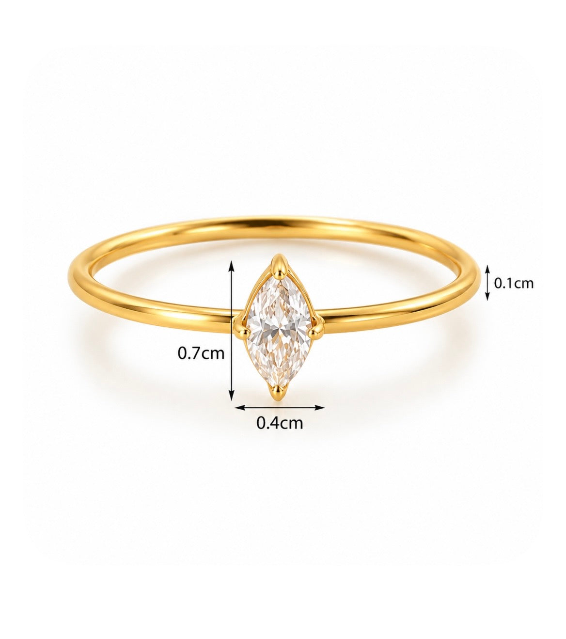Twilight cz ring