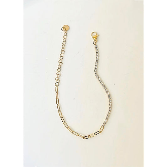 Tennis link bracelet