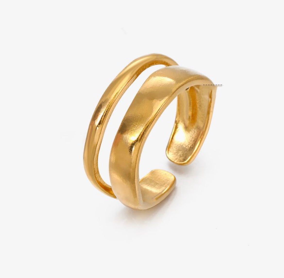 Double vision adjustable ring
