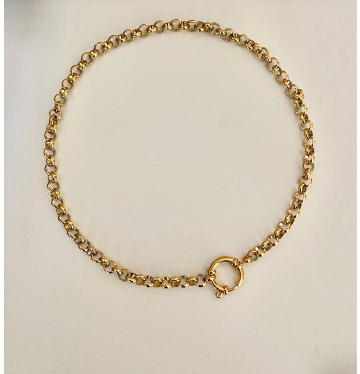 Shrimp clasp necklace