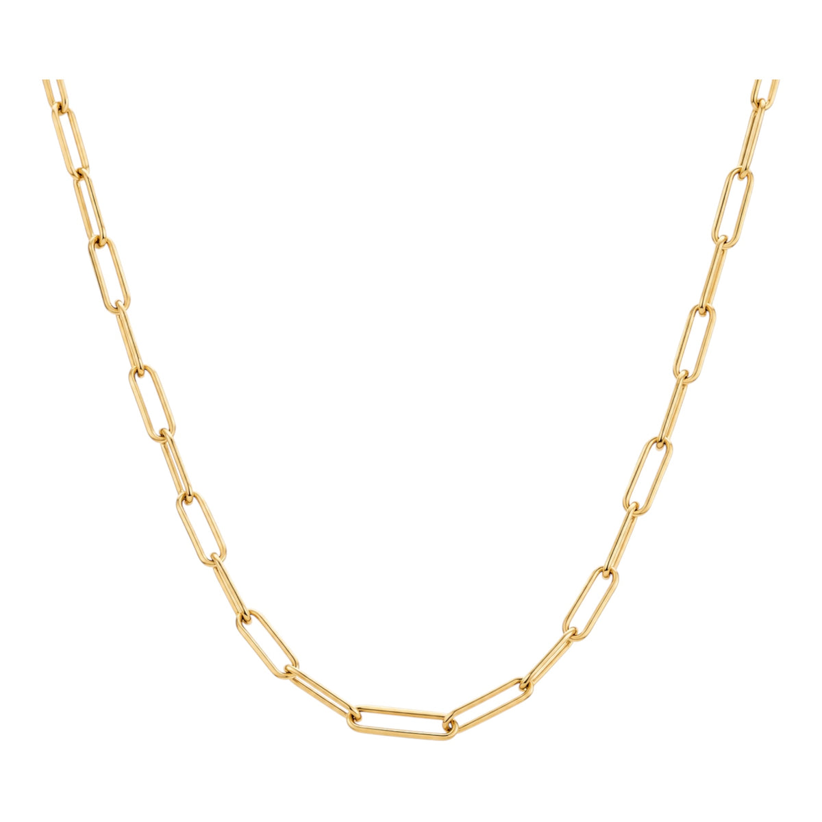 Paper clip necklace