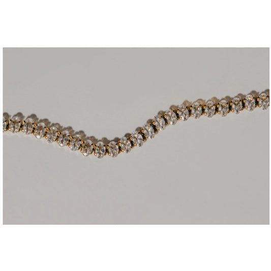 Aurora line tennis bracelet