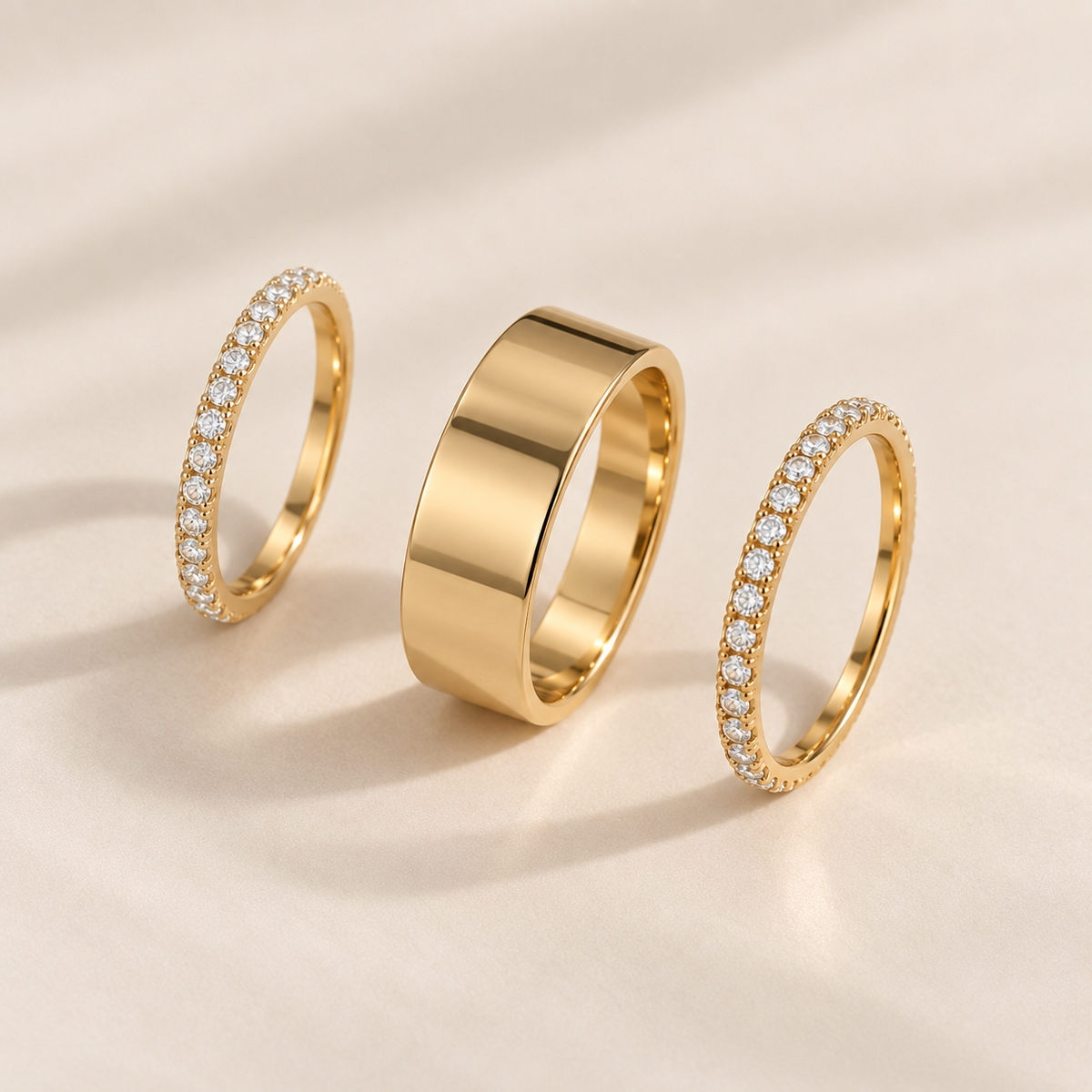 Luxe trinity ring