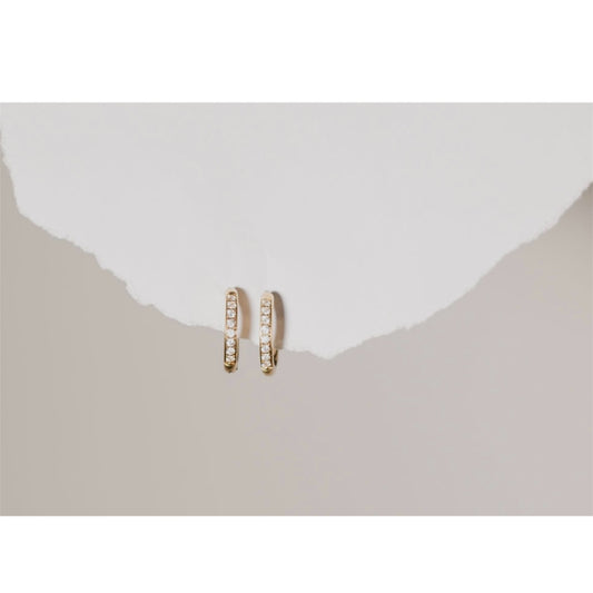 Gold plated Diamante sleeper