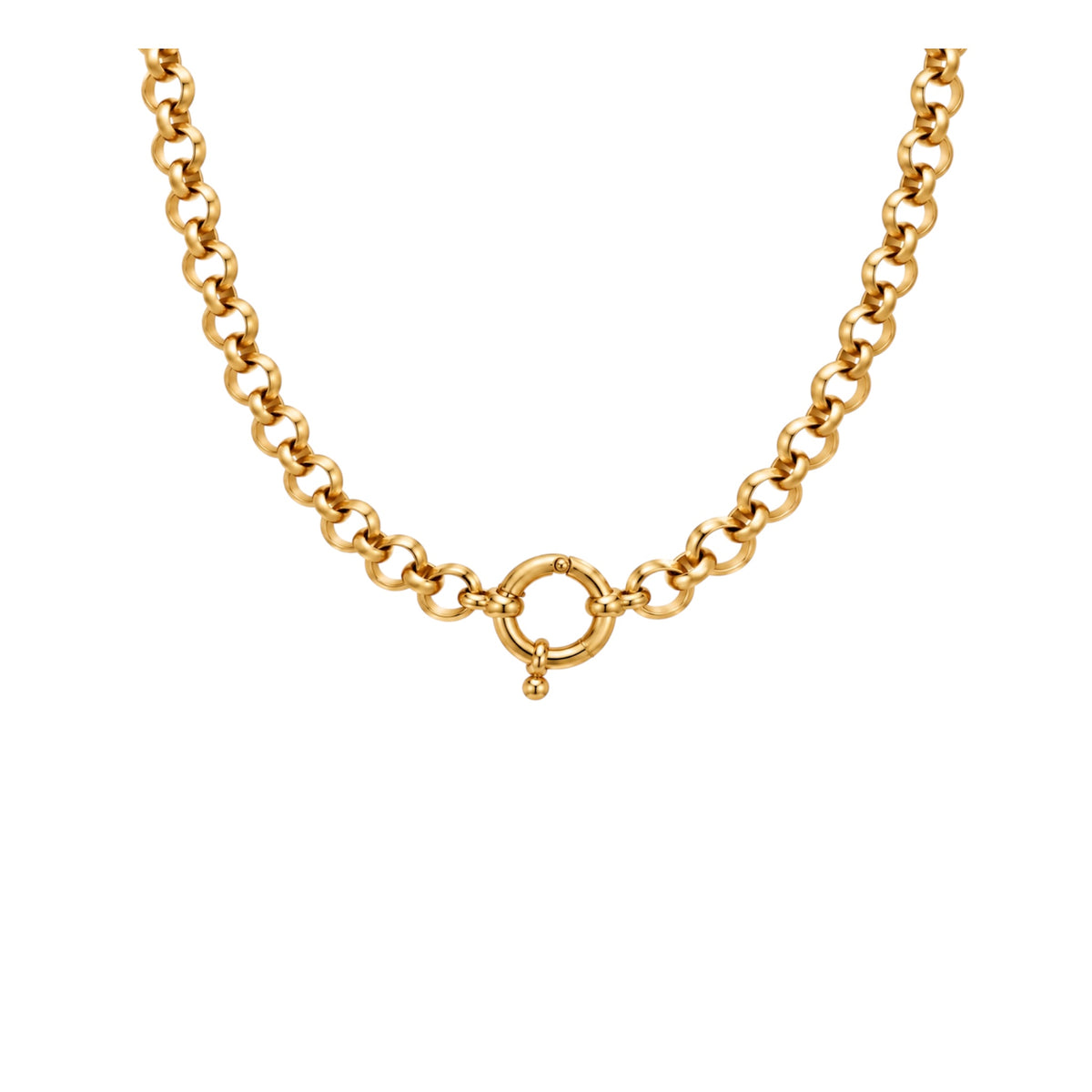 Shrimp clasp necklace