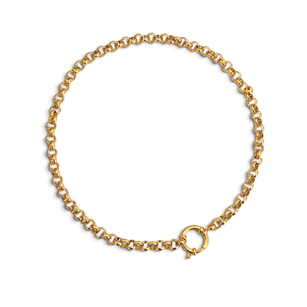 Shrimp clasp necklace