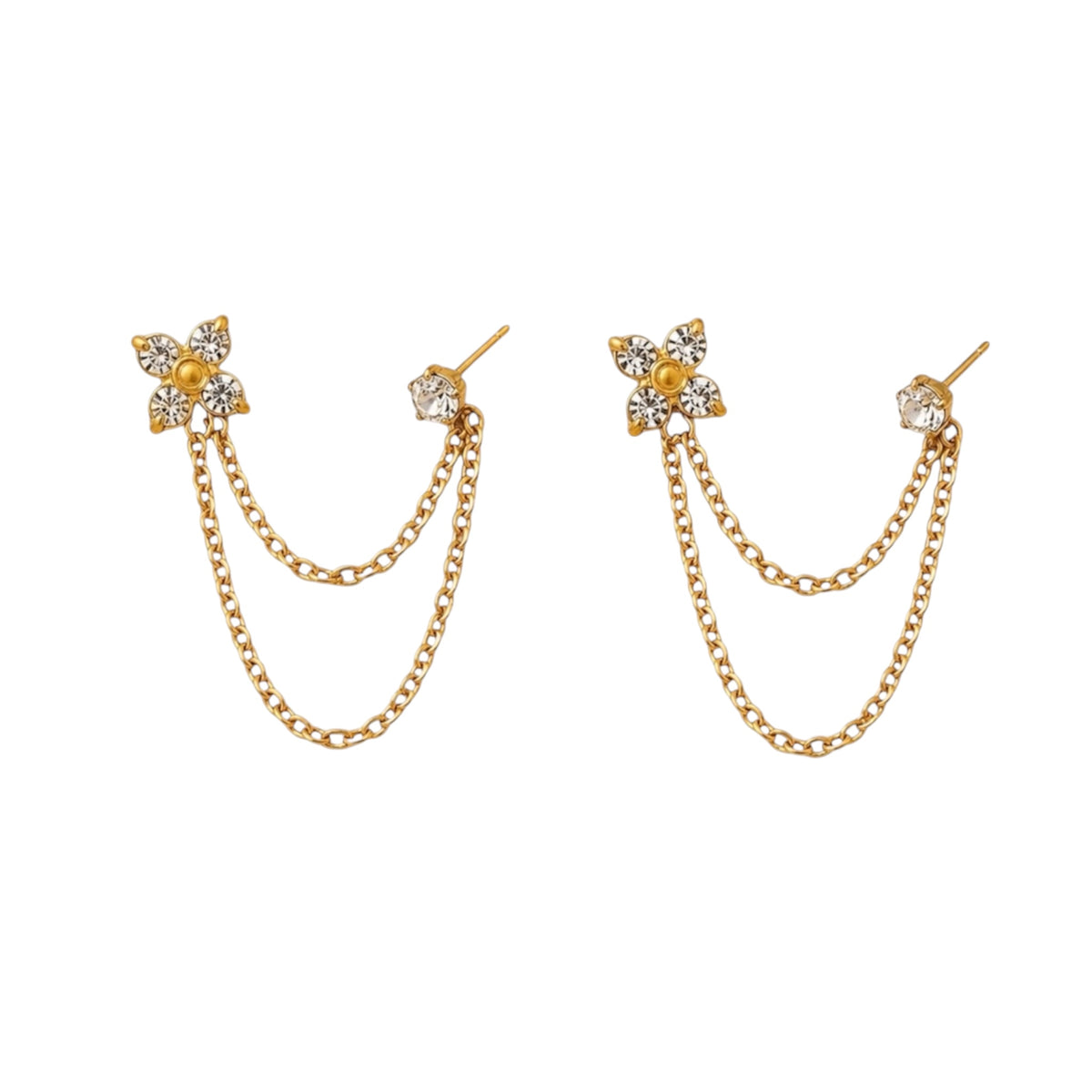 Daisy chain earring