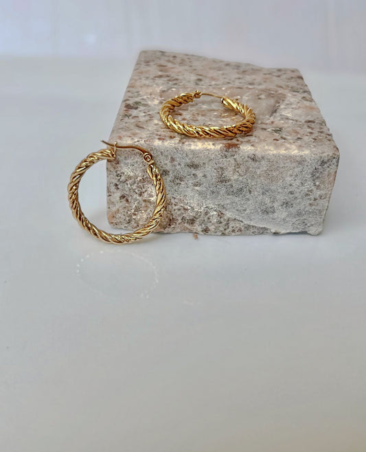 Twist rope earring