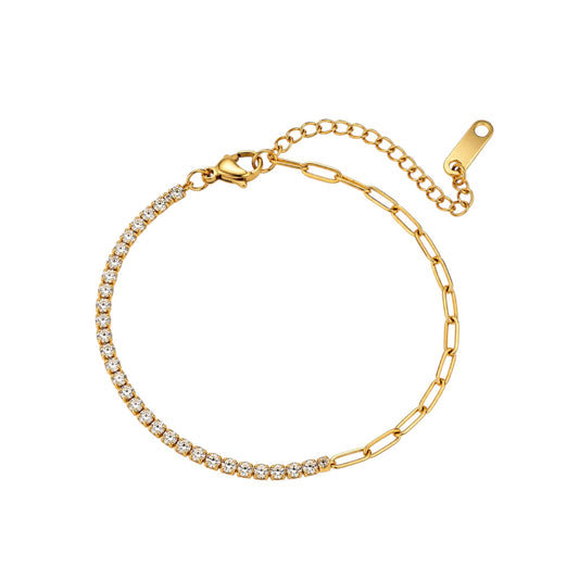 Tennis link bracelet