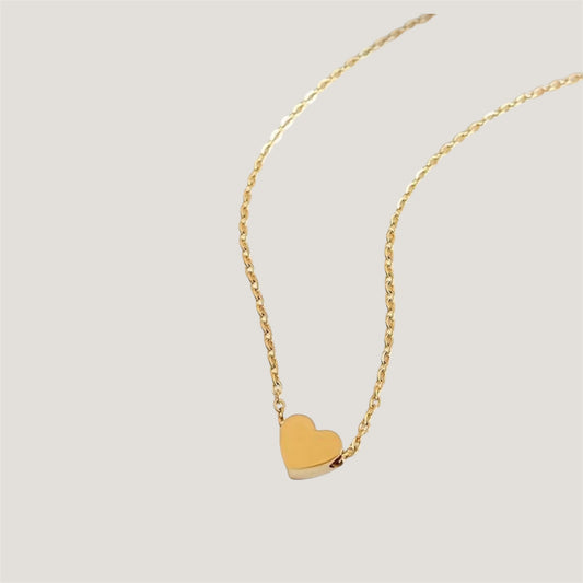 Minimalist heart necklace