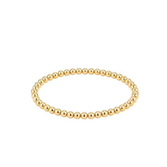 Gold beaded bracelet
