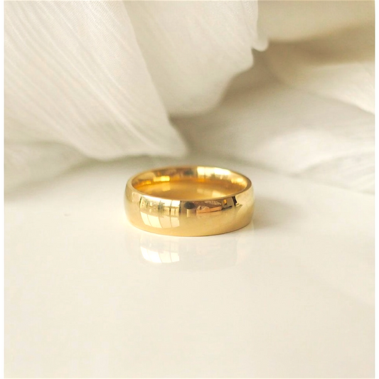 Lustre band ring