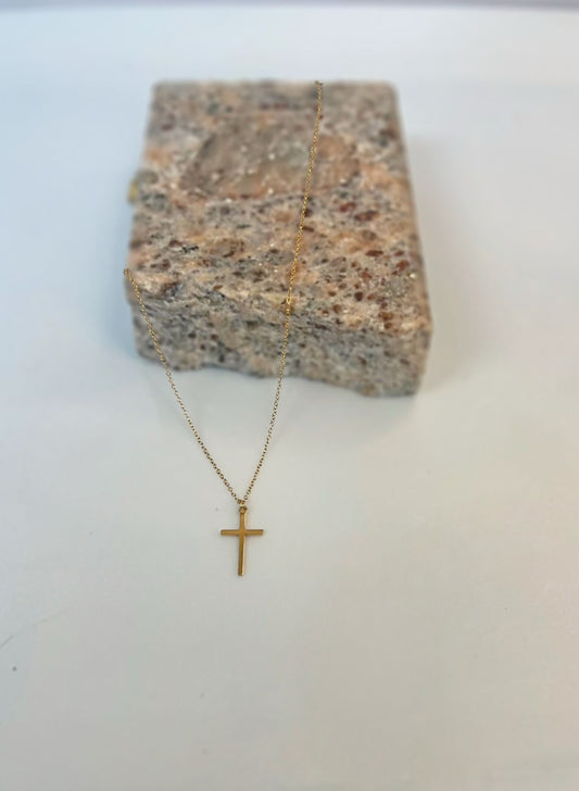 Dainty cross necklace