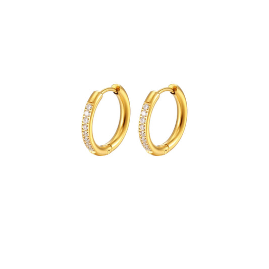 Gold plated Diamante sleeper