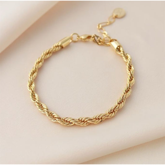 Twisted rope bracelet