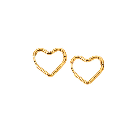 Amour heart earring